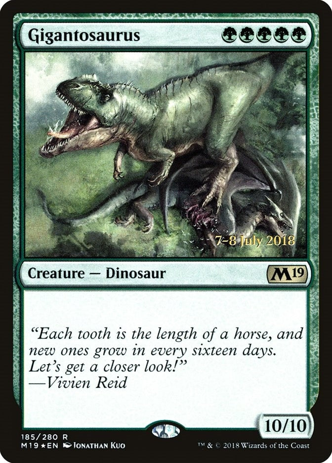 Image for Gigantosaurus (185) - Magic: The Gathering