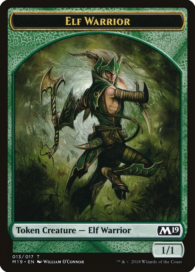 Image for Elf Warrior Token (13) - Magic: The Gathering