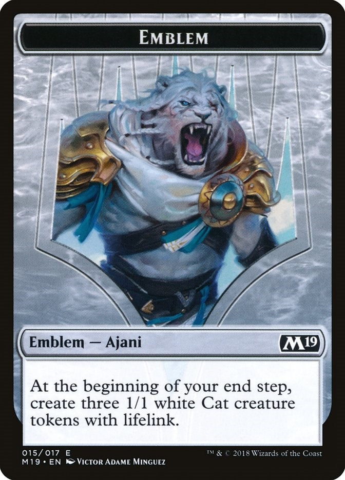 Image for Emblem - Ajani, Adversary of Tyrants (15) - Magic: The Gathering
