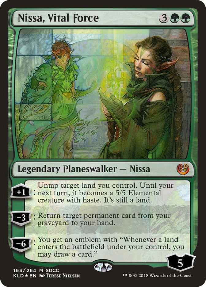Image for Nissa, Vital Force (SDCC 2018 Exclusive) (163) - Magic: The Gathering