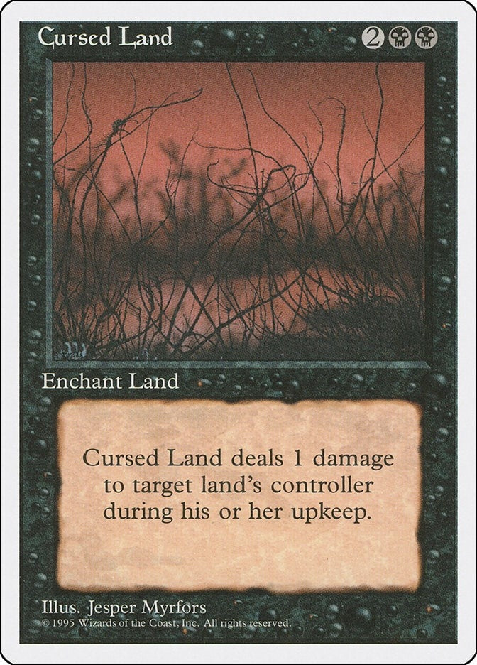 Image for Cursed Land - Magic: The Gathering