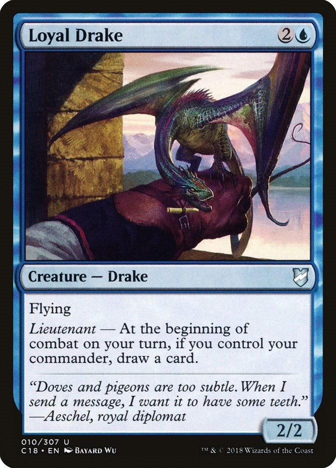 Image for Loyal Drake (10) - Magic: The Gathering
