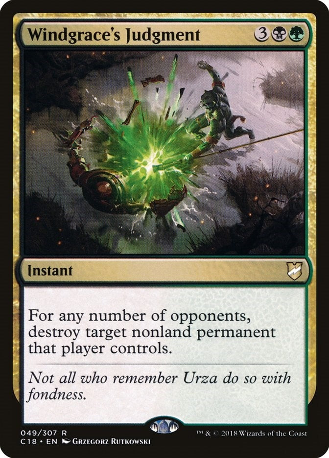 Image for Windgrace's Judgment (49) - Magic: The Gathering