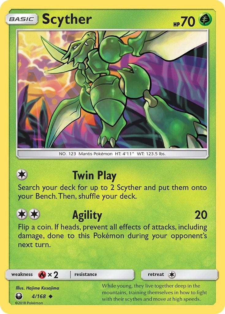 Image for Scyther (4/168) (CES) - Pokemon