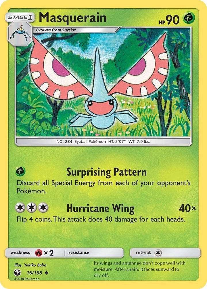 Image for Masquerain (16/168) (CES) - Pokemon