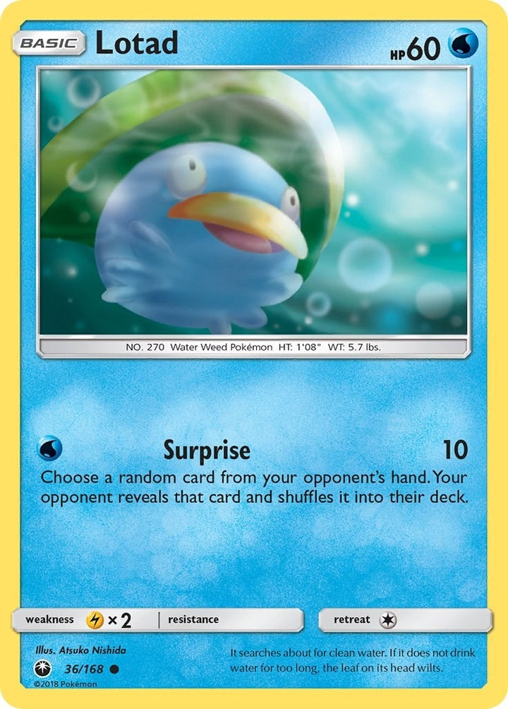 Image for Lotad (36/168) (CES) - Pokemon