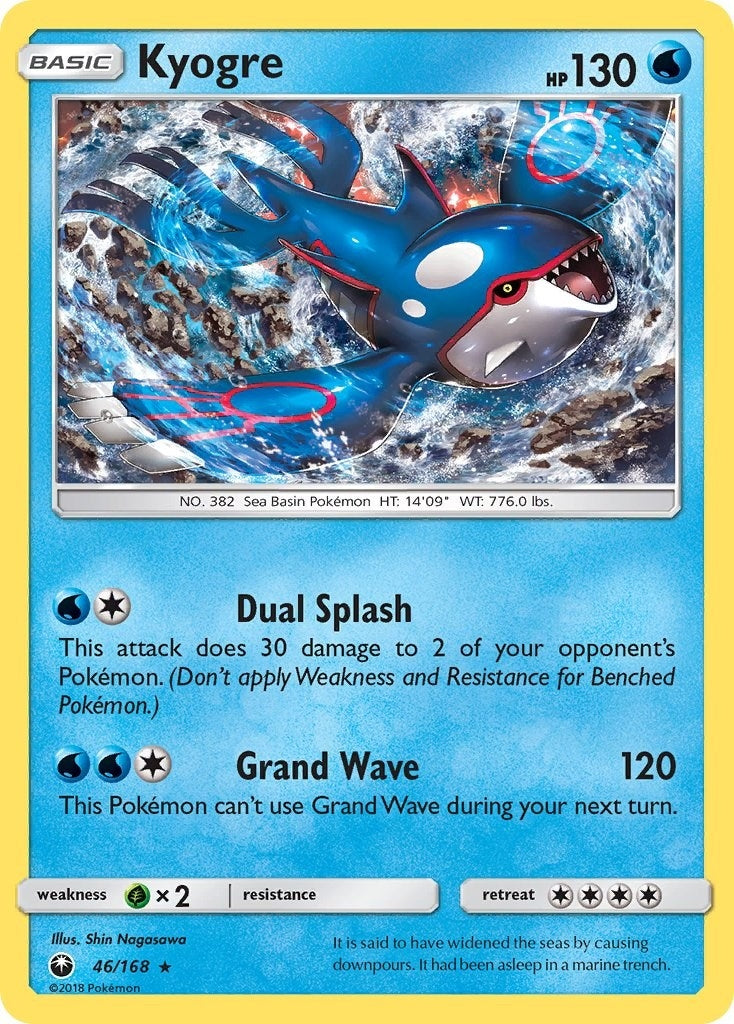 Image for Kyogre (46/168) (CES) - Pokemon