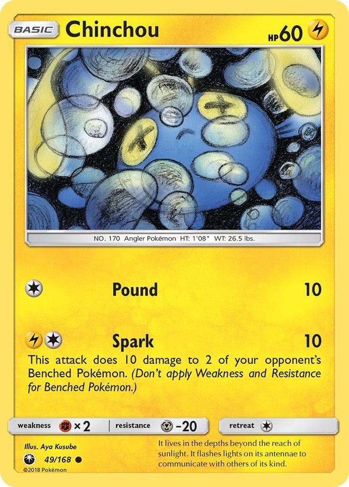 Image for Chinchou (49/168) (CES) - Pokemon
