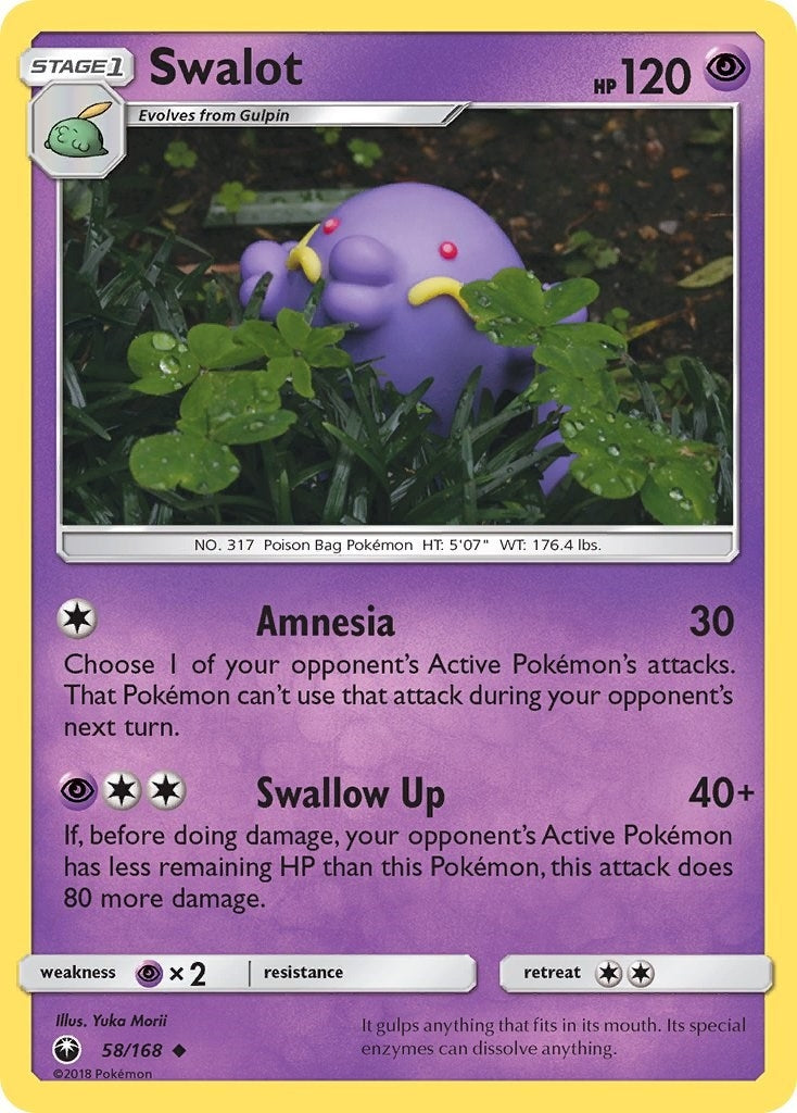 Image for Swalot (58/168) (CES) - Pokemon