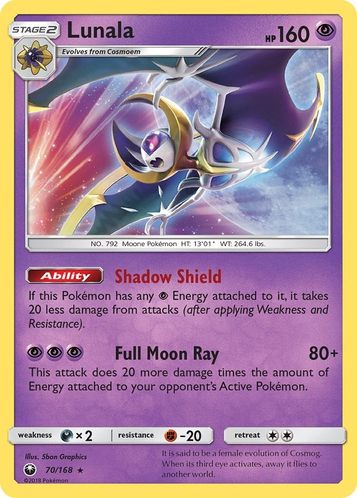 Image for Lunala (70/168) (CES) - Pokemon