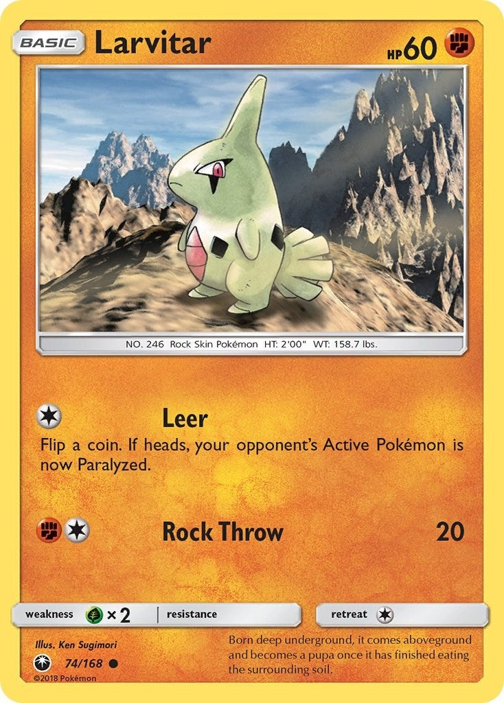 Image for Larvitar (74/168) (CES) - Pokemon