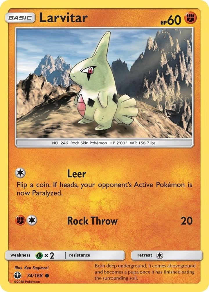 Image for Larvitar (74/168) (CES) - Pokemon