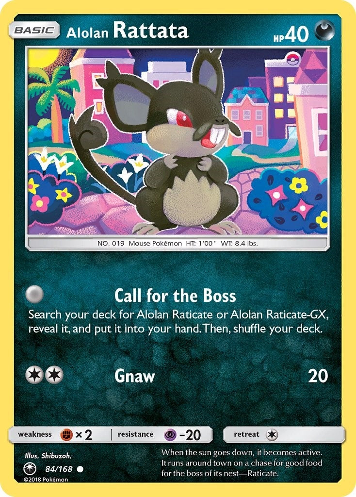 Image for Alolan Rattata (84/168) (CES) - Pokemon