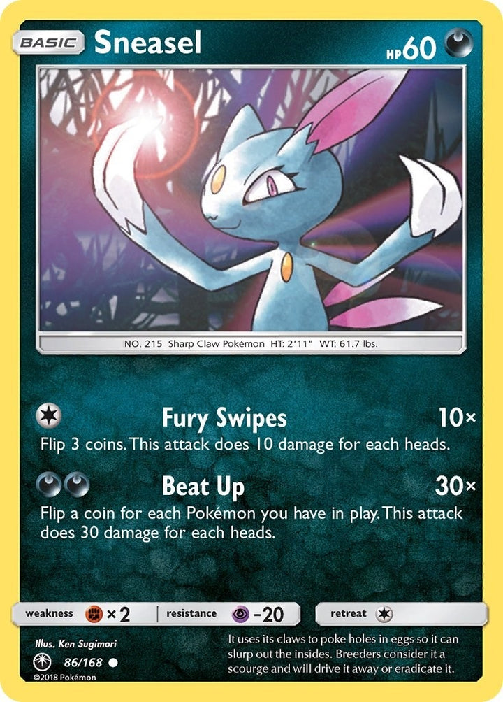 Image for Sneasel (86/168) (CES) - Pokemon