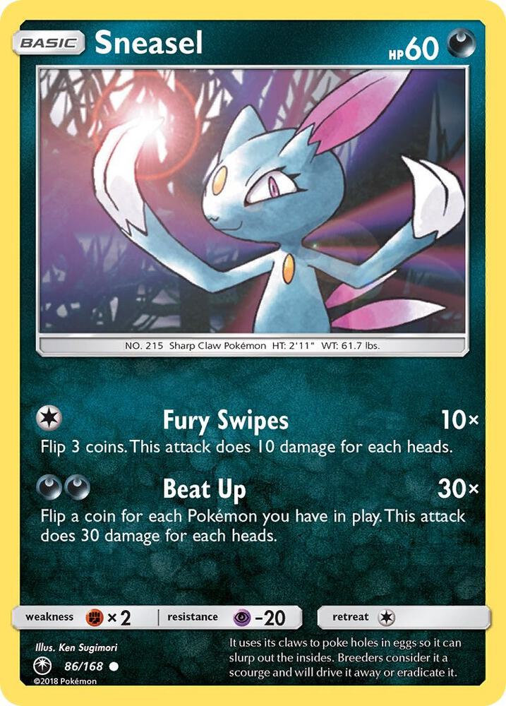 Image for Sneasel (86/168) (CES) - Pokemon
