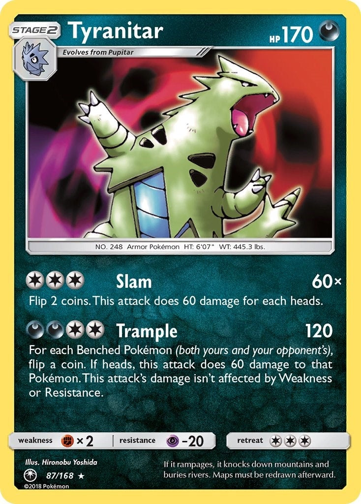 Image for Tyranitar (87/168) (CES) - Pokemon