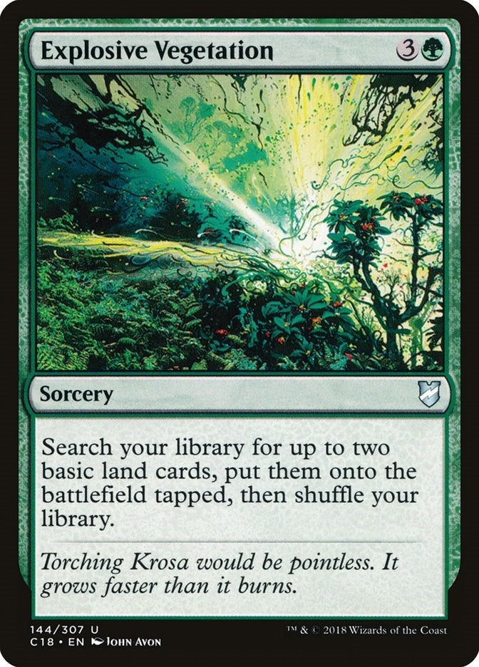 Image for Explosive Vegetation (144) - Magic: The Gathering