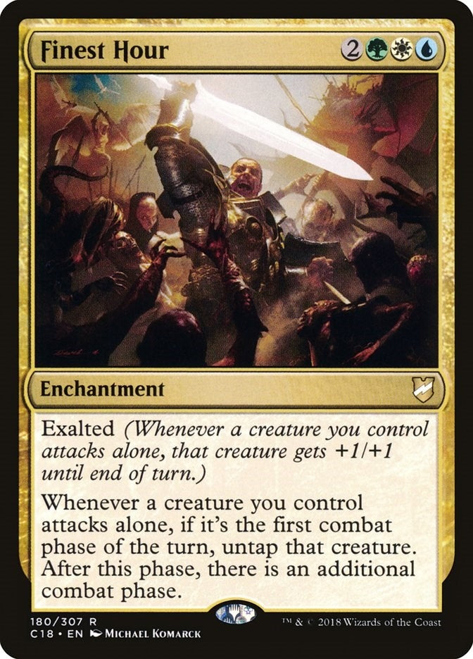 Image for Finest Hour (180) - Magic: The Gathering