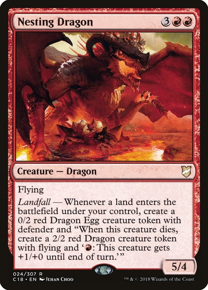 Image for Nesting Dragon (24) - Magic: The Gathering