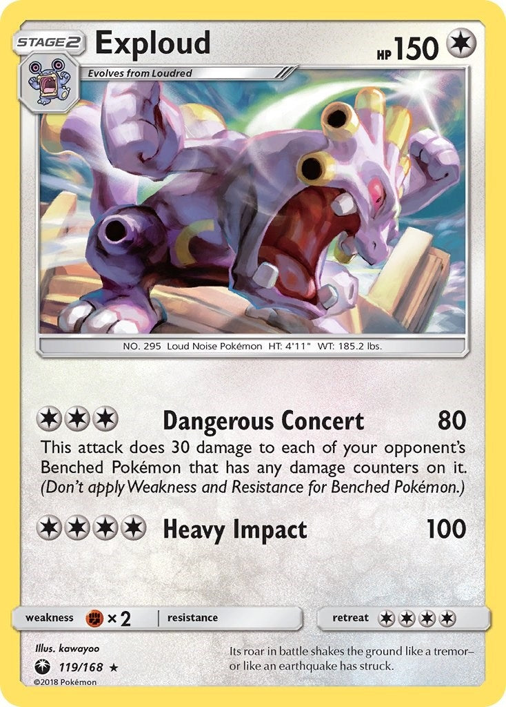 Image for Exploud (119/168) (CES) - Pokemon