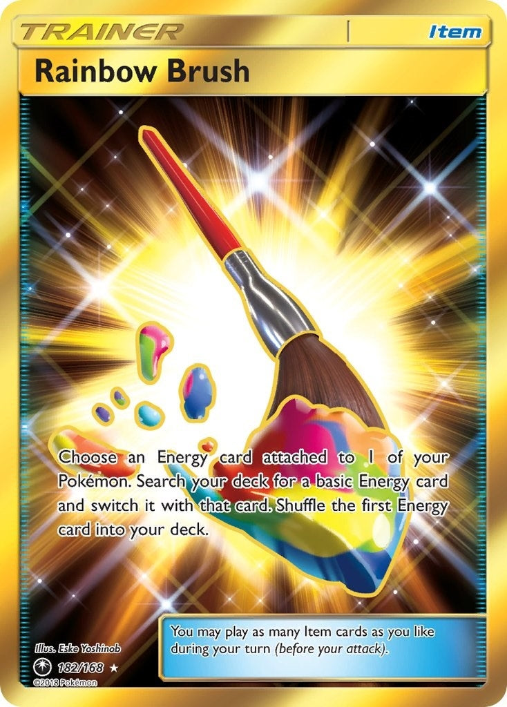 Image for Rainbow Brush (Secret) (182/168) (CES) - Pokemon