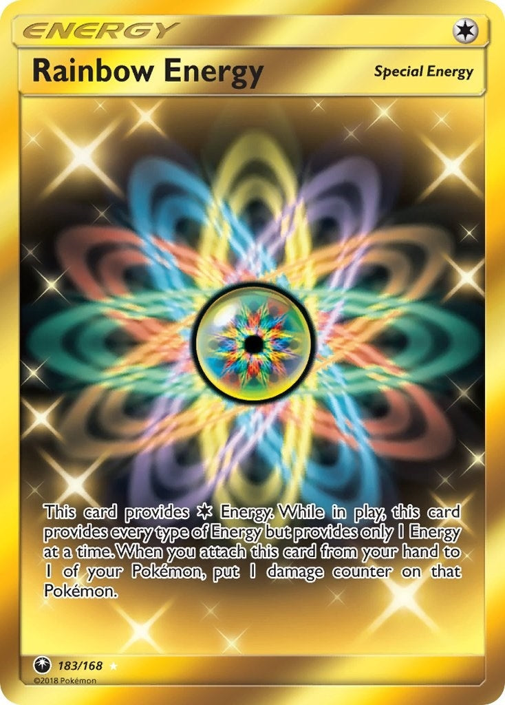 Image for Rainbow Energy (Secret) (183/168) (CES) - Pokemon