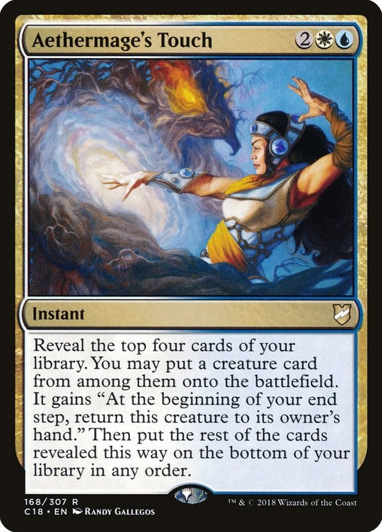 Image for Aethermage's Touch (168) (C18) - Magic: The Gathering