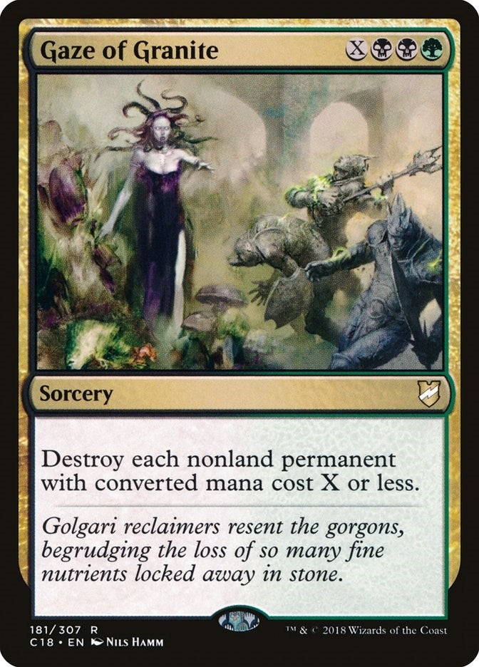 Image for Gaze of Granite (181) - Magic: The Gathering