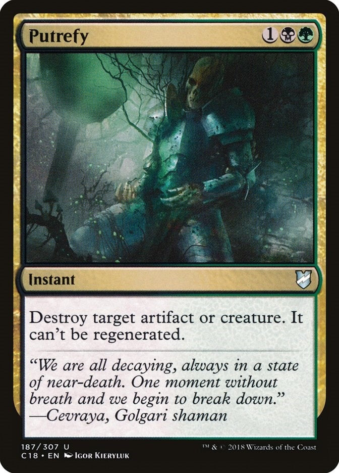 Image for Putrefy (187) - Magic: The Gathering