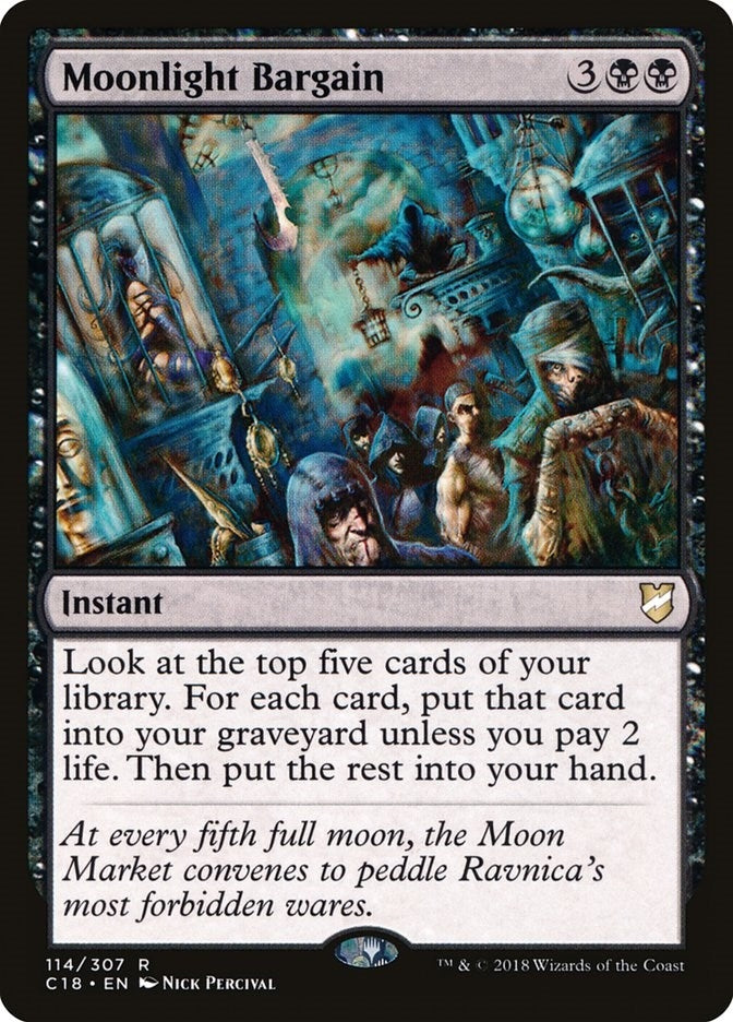 Image for Moonlight Bargain (114) - Magic: The Gathering