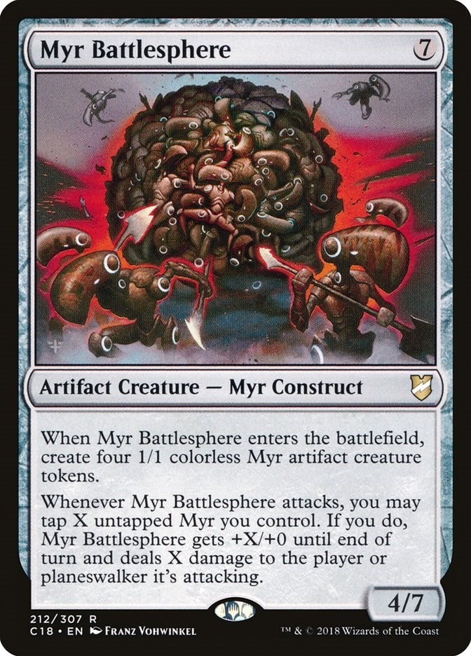 Image for Myr Battlesphere (212) - Magic: The Gathering
