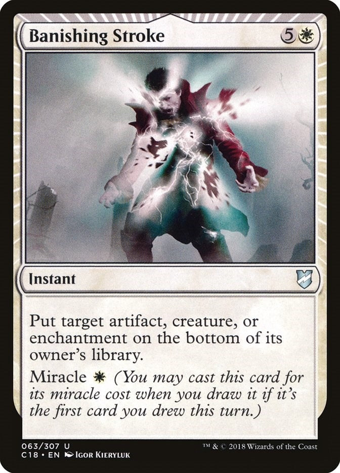 Image for Banishing Stroke (63) - Magic: The Gathering