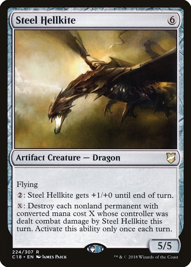 Image for Steel Hellkite (224) - Magic: The Gathering