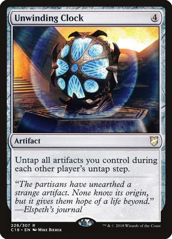 Image for Unwinding Clock (228) - Magic: The Gathering