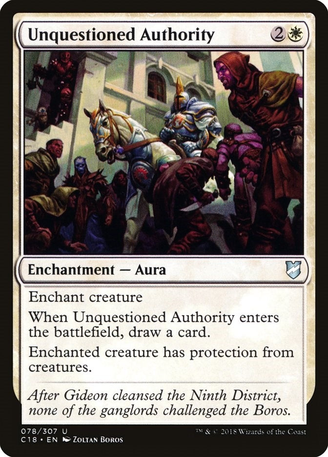 Image for Unquestioned Authority (78) - Magic: The Gathering
