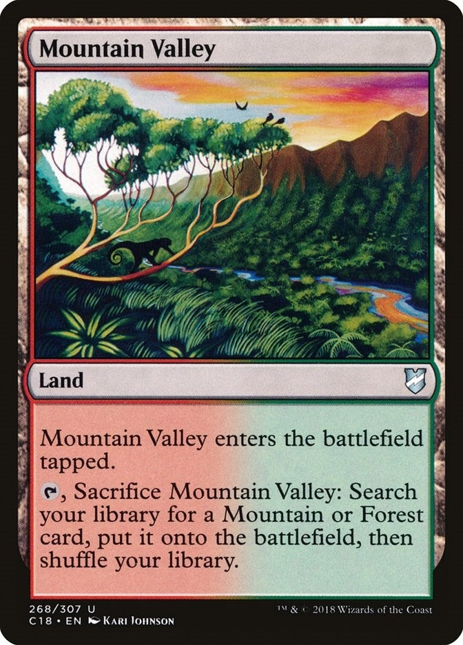 Image for Mountain Valley (268) - Magic: The Gathering