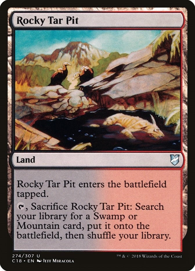 Image for Rocky Tar Pit (274) - Magic: The Gathering