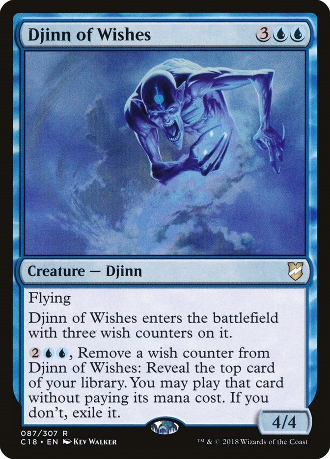 Image for Djinn of Wishes (87) - Magic: The Gathering