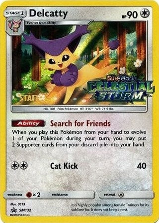 Image for Delcatty - SM132 (Prerelease) [Staff] (SM132) (SMP) - Pokemon
