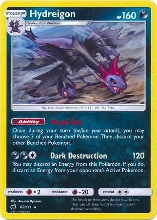 Image for Hydreigon - 62/111 (Cracked Ice Holo) (062/111) (PR) - Pokemon