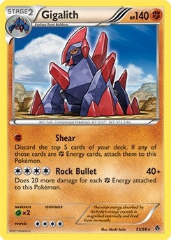 Image for Gigalith - 53/98 (Cracked Ice Holo) (053/098) (BLE) - Pokemon