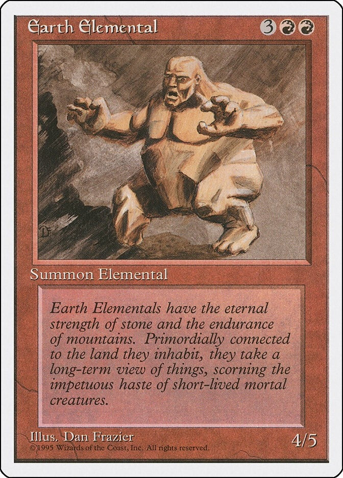 Image for Earth Elemental - Magic: The Gathering
