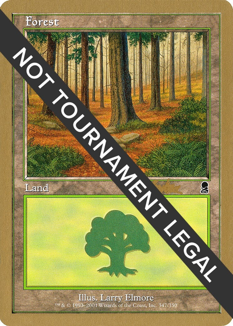Image for Forest (347) - 2002 Brian Kibler (ODY) - Magic: The Gathering