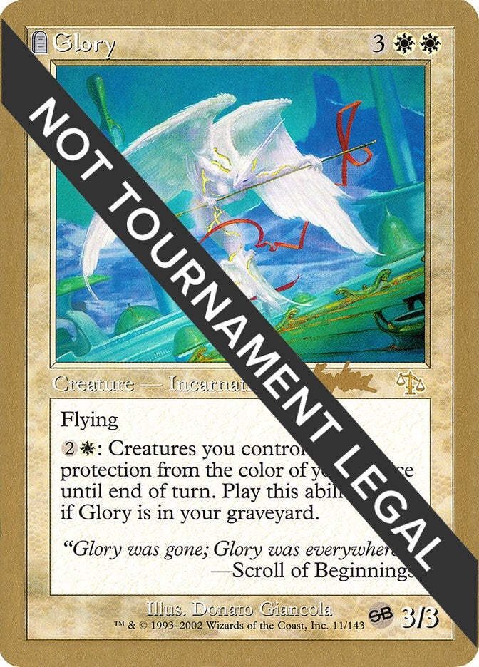 Image for Glory - 2002 Brian Kibler (JUD) - Magic: The Gathering