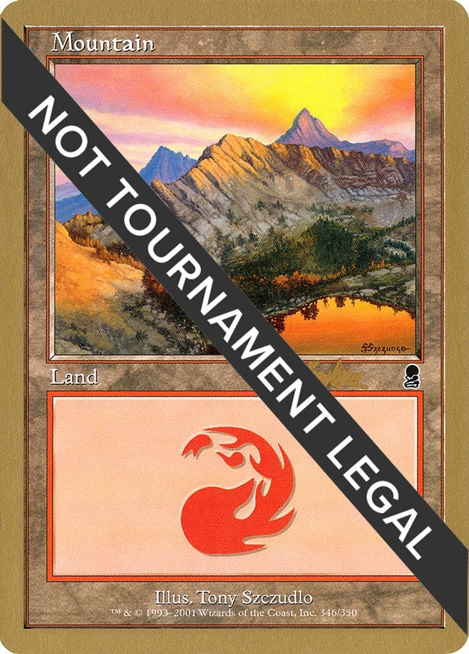 Image for Mountain (346) - 2002 Brian Kibler (ODY) - Magic: The Gathering