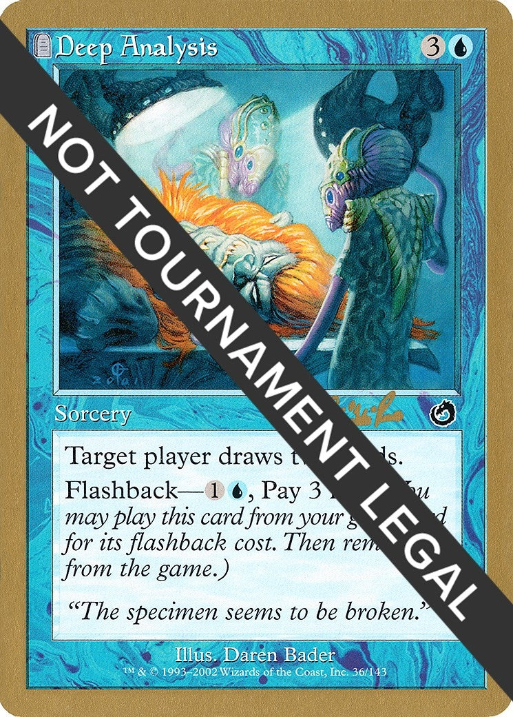 Image for Deep Analysis - 2002 Carlos Romao (TOR) (WCD) - Magic: The Gathering