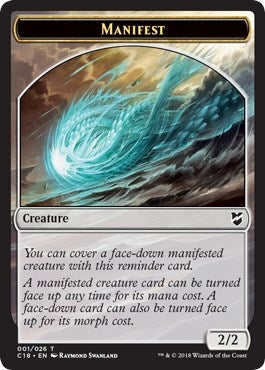 Image for Manifest // Angel Double-Sided Token (1 // 3) - Magic: The Gathering