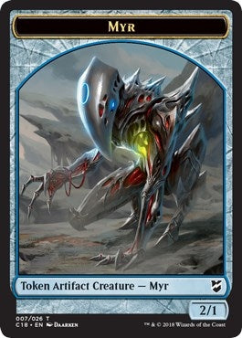 Image for Myr (007) // Thopter (008) Double-Sided Token (7 // 8) - Magic: The Gathering