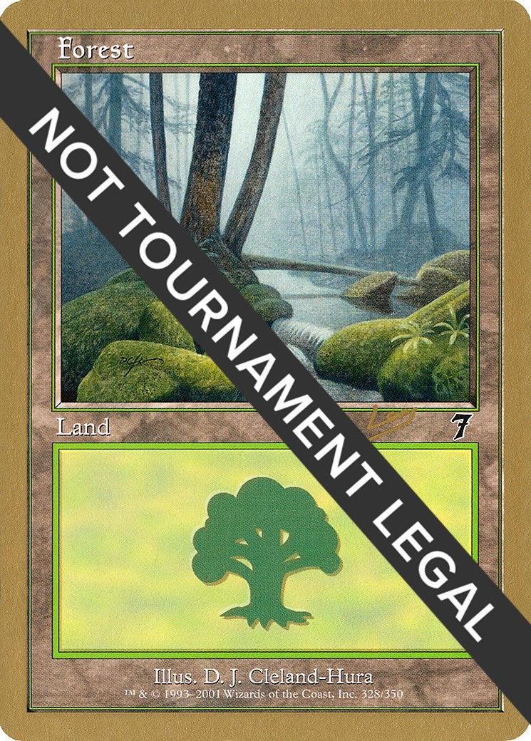 Image for Forest (328) - 2002 Raphael Levy (7ED) - Magic: The Gathering
