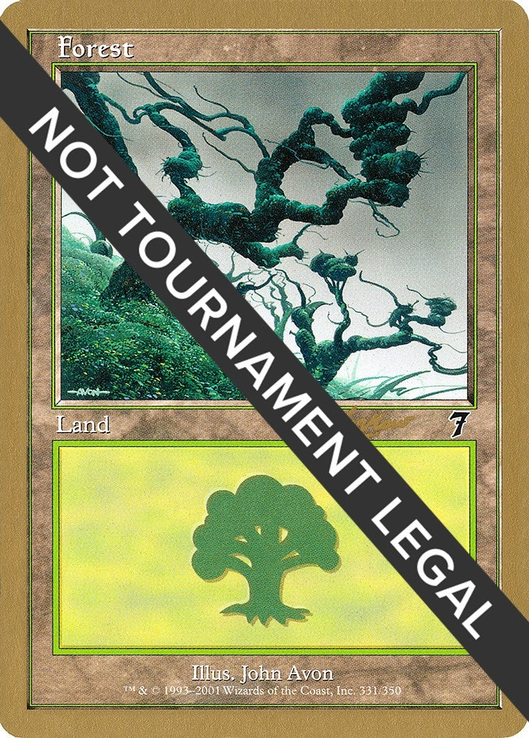 Image for Forest (331) - 2002 Sim Han How (7ED) - Magic: The Gathering